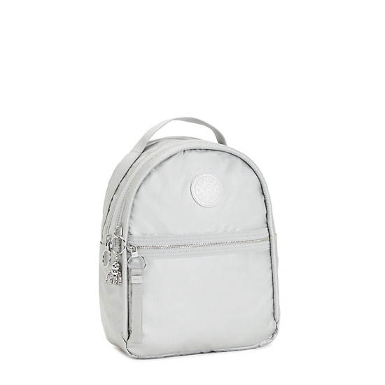 Kipling Kae Classic Metallic Rygsække Sølv | DK 1587VR